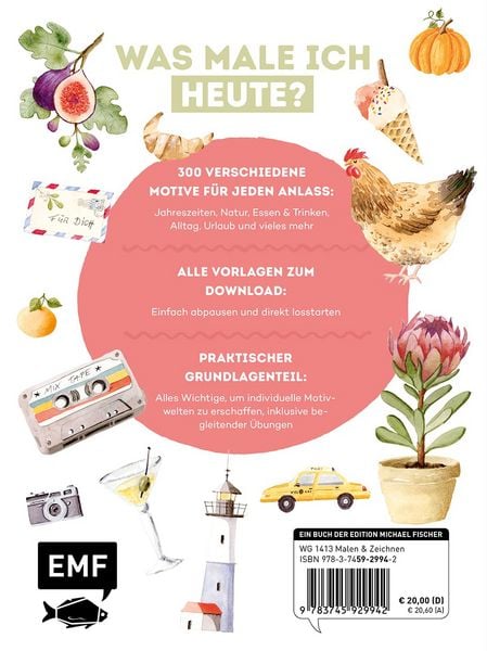 Produktbild: 300 Motive &ndash; Watercolor