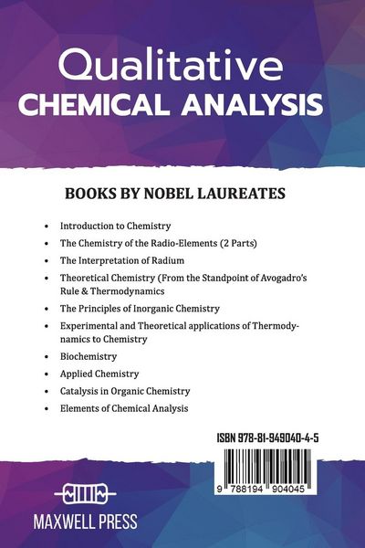 Produktbild: Qualitative Chemical Analysis