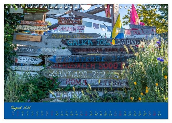 Produktbild: Camino 2026 (Wandkalender 2026 DIN A4 quer), CALVENDO Monatskalender