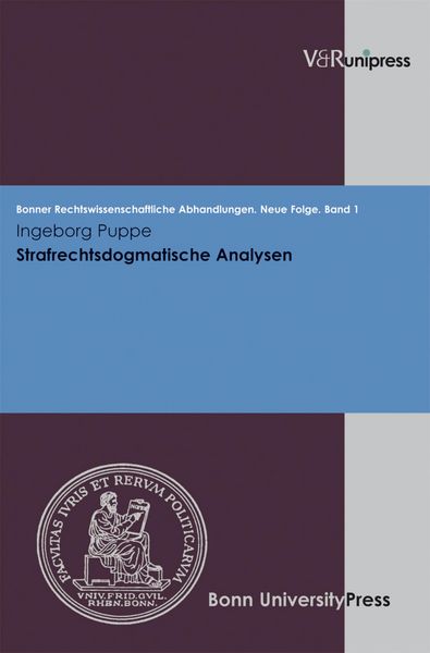 Produktbild: Strafrechtsdogmatische Analysen