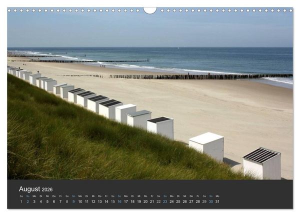 Produktbild: Traumhaftes Zeeland 2026 (Wandkalender 2026 DIN A3 quer), CALVENDO Monatskalender