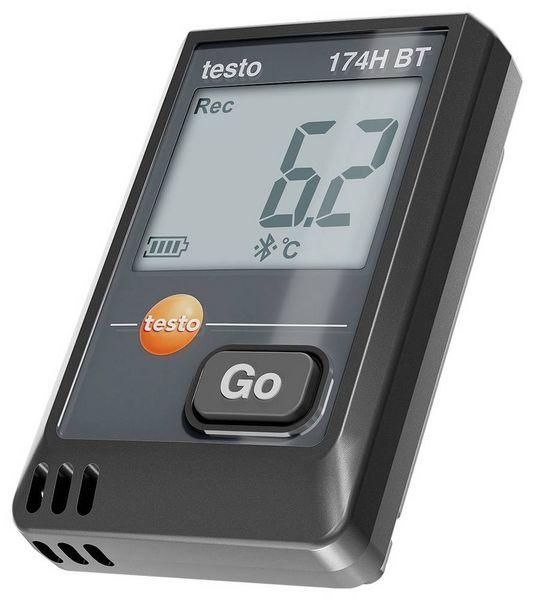 Produktbild: testo 0572 1743 02 174 H BT Temperatur-Datenlogger, Luftfeuchte-Datenlogger -20 bis 70 &deg;C 0 bis 100 % rF