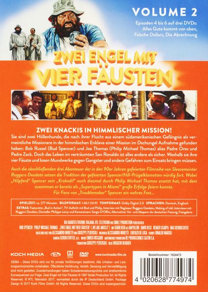 Produktbild: Zwei Engel mit vier F&auml;usten - Vol. 2 [3 DVDs]