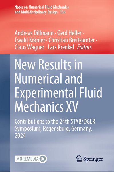 Produktbild: New Results in Numerical and Experimental Fluid Mechanics XV
