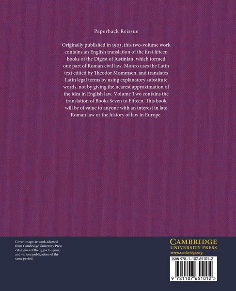 Produktbild: The Digest of Justinian