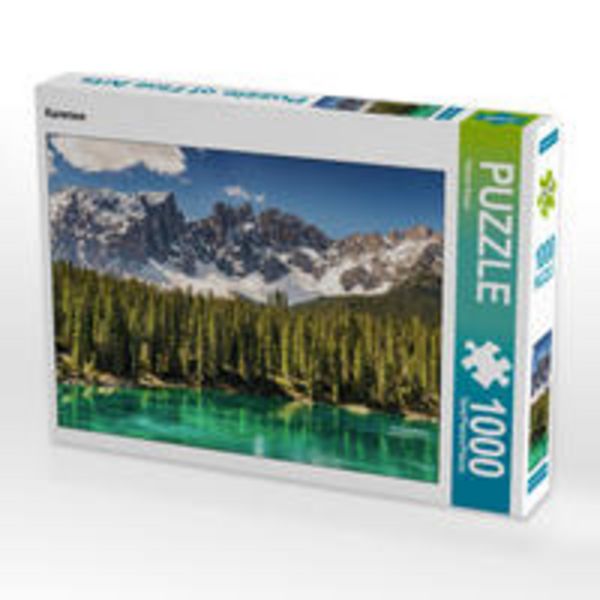 CALVENDO Puzzle Karersee | 1000 Teile Lege-Größe 64x48cm Foto-Puzzle für glückliche Stunden