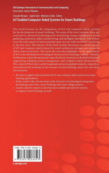 Produktbild: IoT Enabled Computer-Aided Systems for Smart Buildings