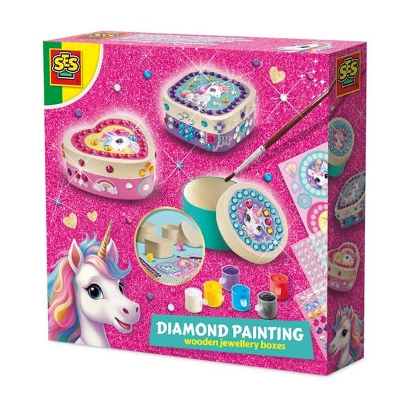 Unicorn - Diamond Painting Schmuckkästchen