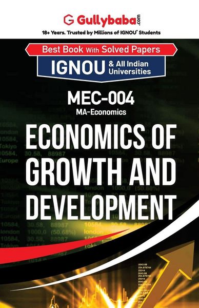 Produktbild: MEC-04 Economics of Growth and Development