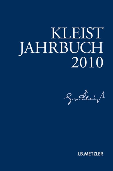 Produktbild: Kleist-Jahrbuch 2010