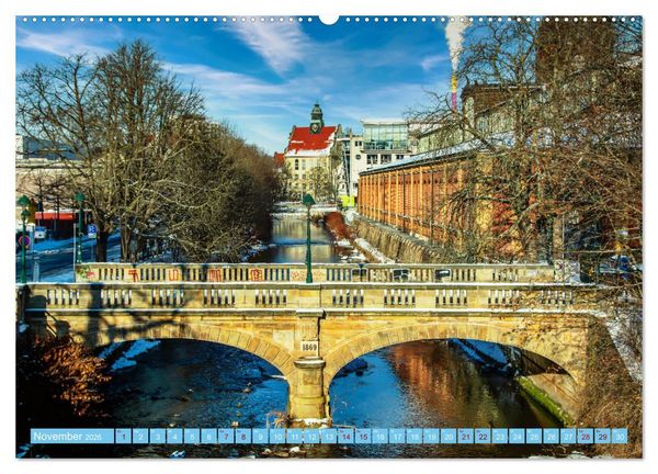 Produktbild: Chemnitz Stadtansichten (hochwertiger Premium Wandkalender 2026 DIN A2 quer), Kunstdruck in Hochglanz