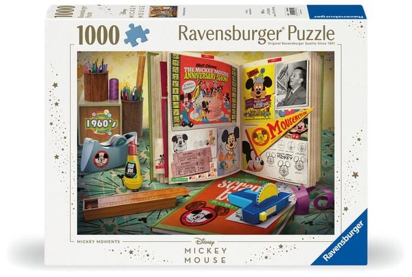 Produktbild: Erwachsenenpuzzle 1000 Teile - Disney Micky Maus - 1960 Mickey Moments