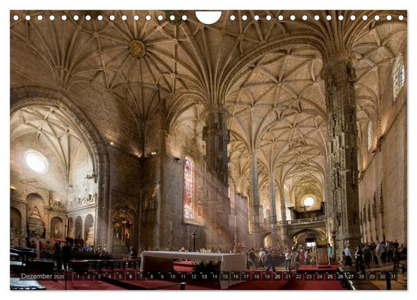 Produktbild: Lissabon &ndash; Portugals Metropole (Wandkalender 2026 DIN A4 quer), CALVENDO Monatskalender