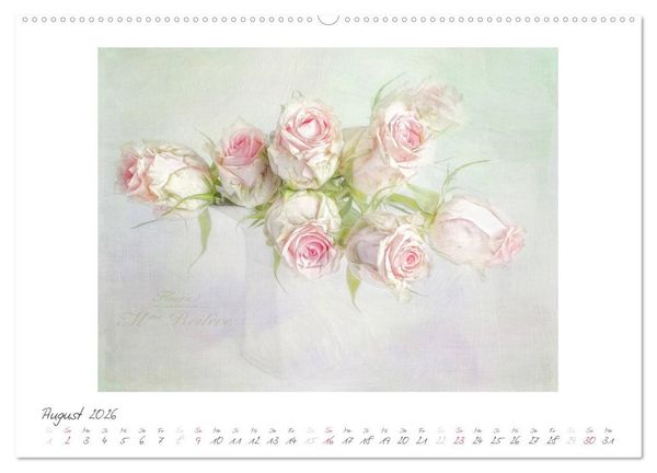 Produktbild: Vintage Flowers (hochwertiger Premium Wandkalender 2026 DIN A2 quer), Kunstdruck in Hochglanz