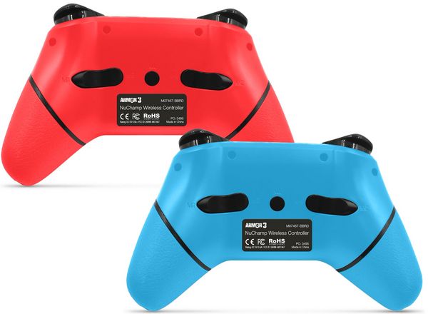Produktbild: NuChamp Wireless Game Controller 2-Pack - blue/red [NSW]
