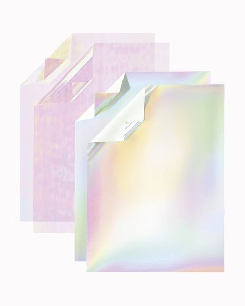 Produktbild: FOLIA Bastelartikel Shiny Magic Mix, Irisierender Mix, 12 Blatt, 25x35cm