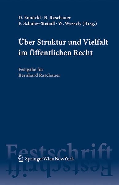 Produktbild: &Uuml;ber Struktur und Vielfalt im &Ouml;ffentlichen Recht
