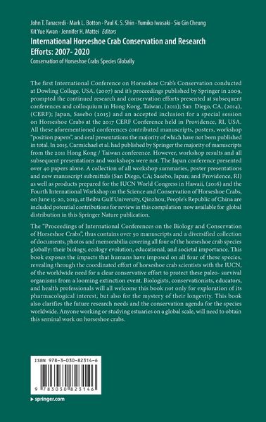 Produktbild: International Horseshoe Crab Conservation and Research Efforts: 2007- 2020