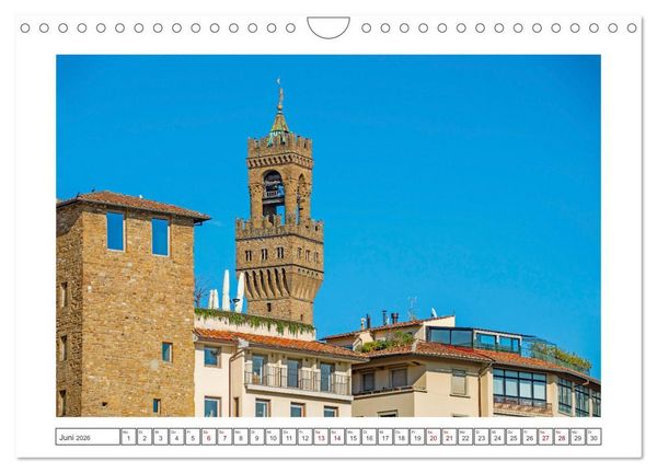 Produktbild: Florenz - Reiseziel in der Toskana (Wandkalender 2026 DIN A4 quer), CALVENDO Monatskalender
