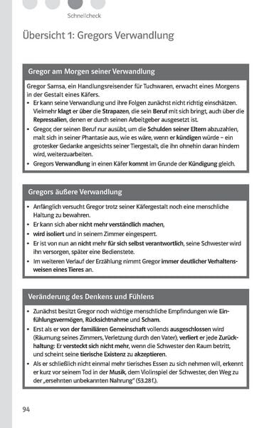 Produktbild: Lekt&uuml;rehilfen Franz Kafka, 'Die Verwandlung'. Interpretationshilfe f&uuml;r Oberstufe und Abitur