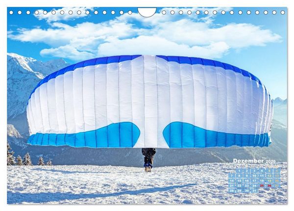 Produktbild: Paragliding: Der Traum vom Fliegen (Wandkalender 2026 DIN A4 quer), CALVENDO Monatskalender