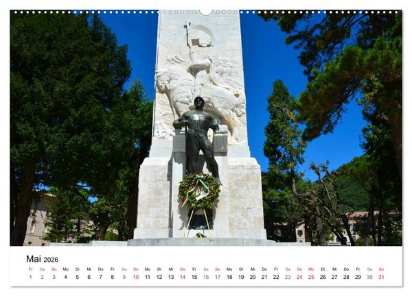 Produktbild: Gubbio - die mittelalterliche Stadt in Umbrien (hochwertiger Premium Wandkalender 2026 DIN A2 quer), Kunstdruck in Hochglanz