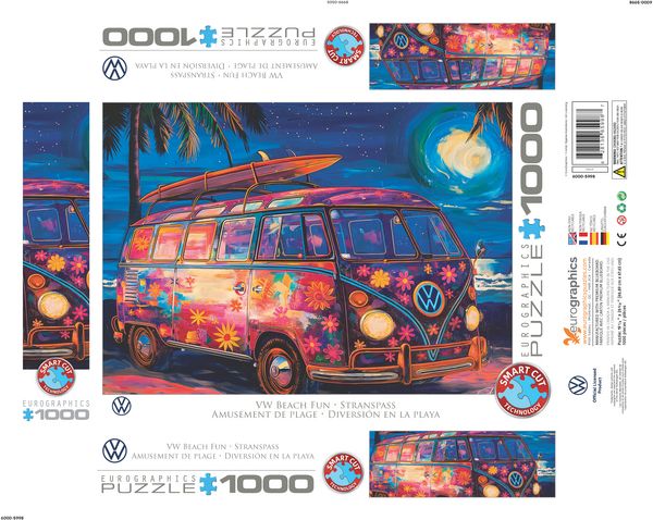 Produktbild: Puzzle 1000 Teile - VW Beach Fun