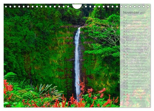 Produktbild: Malerisches Hawaii (Wandkalender 2027 DIN A4 quer), CALVENDO Monatskalender