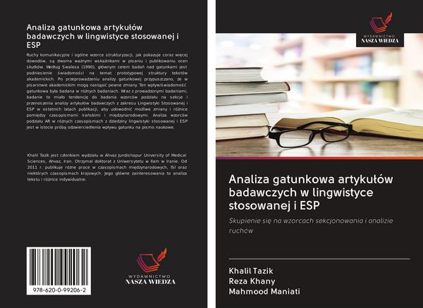 Produktbild: Analiza gatunkowa artyku&iquest;&oacute;w badawczych w lingwistyce stosowanej i ESP