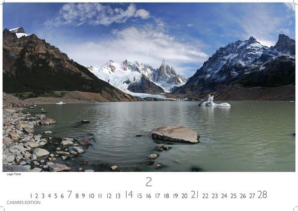 Produktbild: Patagonien Kalender 2027 &ndash; Wandkalender | Fotokalender S&uuml;damerika 35x50cm &ndash; mit beeindruckenden Fotos von Gletschern, Bergen & Wildnis, ideal als Geschenk & Deko