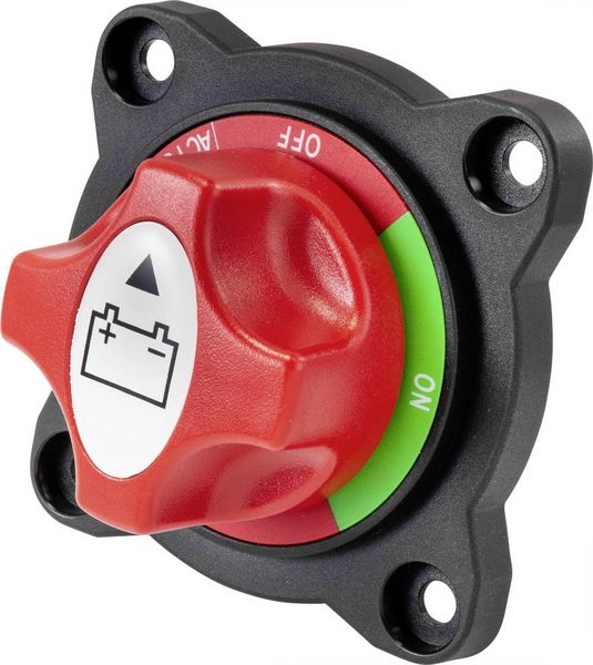 TRU COMPONENTS TC-9076248 Kfz-Batterieschalter 50 V/DC 300A 1 x Aus/Ein rastend IP68 1St.