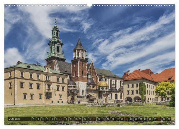 Produktbild: Ein Wochenende in Krakau (Wandkalender 2026 DIN A2 quer), CALVENDO Monatskalender