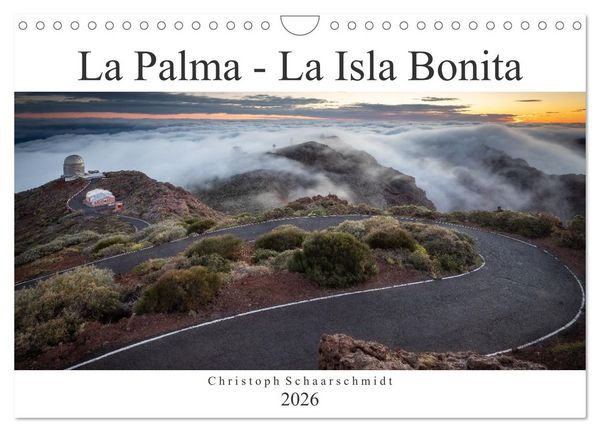 La Palma - La Isla Bonita (Wandkalender 2026 DIN A4 quer), CALVENDO Monatskalender