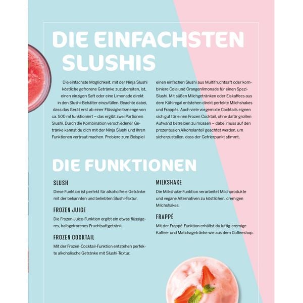 Produktbild: Die 150 besten Rezepte f&uuml;r die Ninja Slushi
