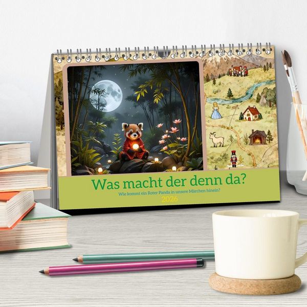 Produktbild: Was macht der denn da? (Tischkalender 2026 DIN A5 quer), CALVENDO Monatskalender