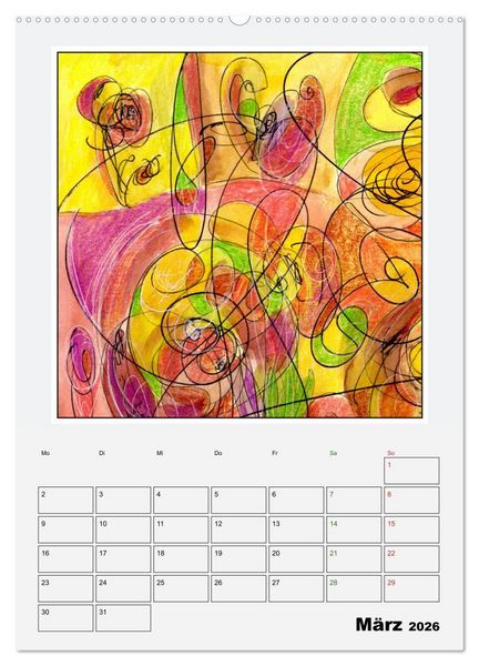 Produktbild: New Art Deco (hochwertiger Premium Wandkalender 2026 DIN A2 hoch), Kunstdruck in Hochglanz