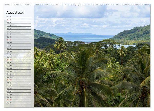 Produktbild: S&uuml;dseetr&auml;ume. Paradiese im Pazifik (hochwertiger Premium Wandkalender 2026 DIN A2 quer), Kunstdruck in Hochglanz