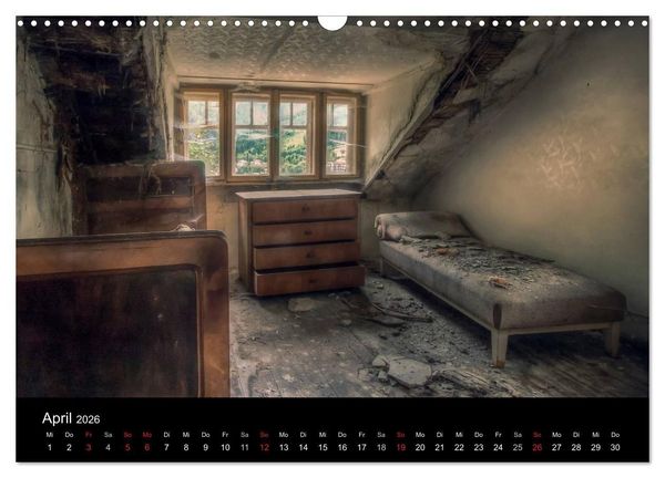 Produktbild: Lost Places - Verlassene Orte (Wandkalender 2026 DIN A3 quer), CALVENDO Monatskalender