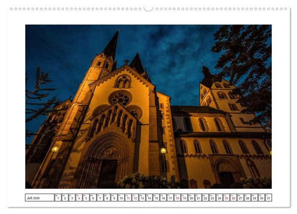 Produktbild: Marienkirche Gelnhausen (hochwertiger Premium Wandkalender 2026 DIN A2 quer), Kunstdruck in Hochglanz