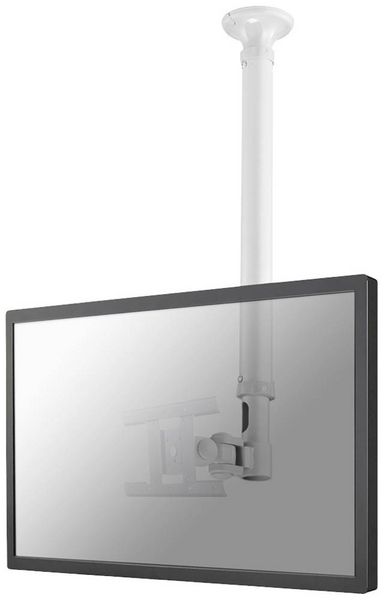 Produktbild: Neomounts FPMA-C100WHITE Monitor-Deckenhalterung 1 Display(s) 25,4 cm (10") - 76,2 cm (30") Wei&szlig; H&ouml;henverstellbar, Neigbar, Schwenkbar, Rotierbar