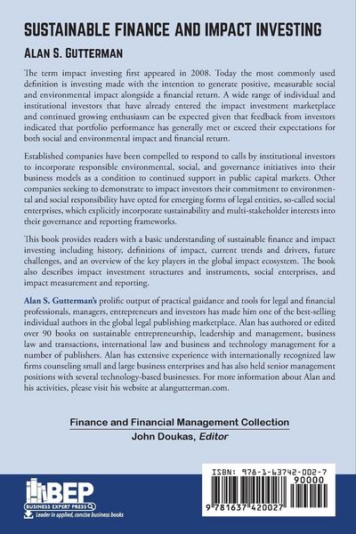 Produktbild: Sustainable Finance and Impact Investing