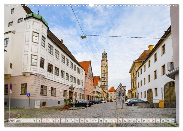 Produktbild: Lauingen Impressionen (Wandkalender 2026 DIN A2 quer), CALVENDO Monatskalender