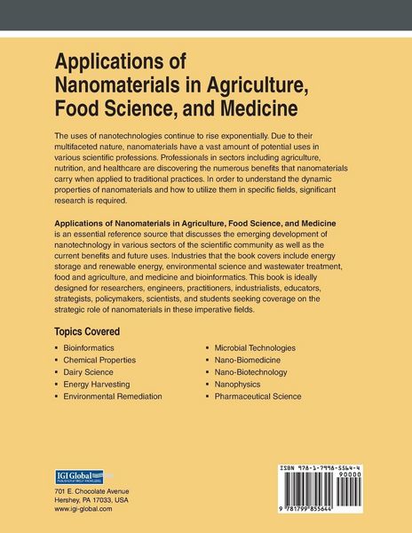 Produktbild: Applications of Nanomaterials in Agriculture, Food Science, and Medicine