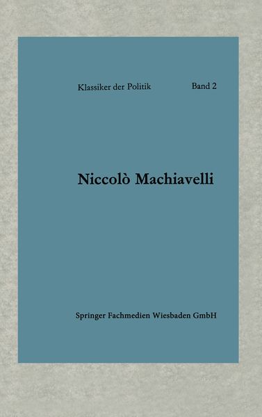 Produktbild: Politische Betrachtungen &uuml;ber die alte und die italienische Geschichte