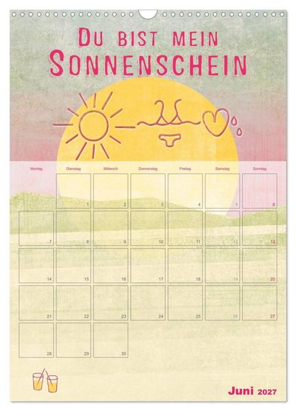 Produktbild: Liebe macht gl&uuml;cklich (Wandkalender 2027 DIN A3 hoch), CALVENDO Monatskalender