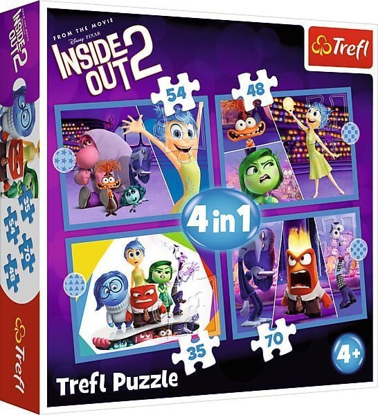 Produktbild: 4 in 1 Puzzle - Inside Out 2