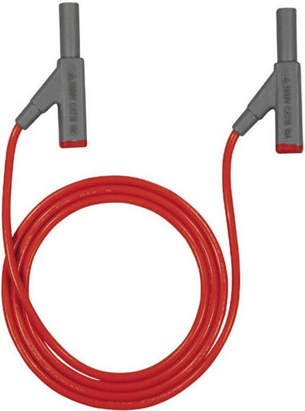 Produktbild: Beha Amprobe 307112 Sicherheits-Messleitung 4 mm-Stecker 4 mm-Stecker 2.00 m Rot 1 St.