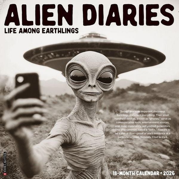 Produktbild: Alien Diaries 2026 Wall Calendar