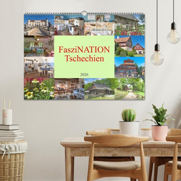 Produktbild: Faszination Tschechien (Wandkalender 2026 DIN A2 quer), CALVENDO Monatskalender