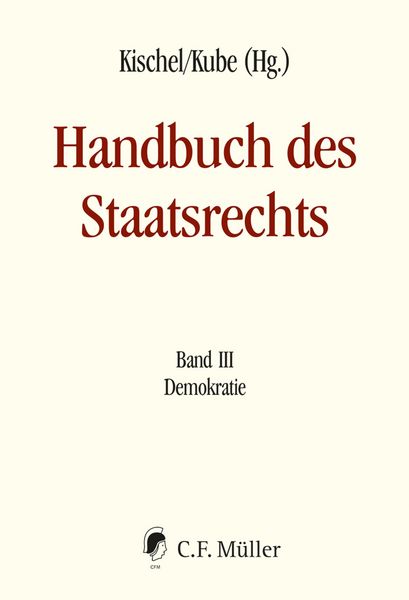 Produktbild: Handbuch des Staatsrechts - Neuausgabe